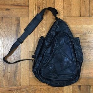 Vintage Leather Crossbody Bag